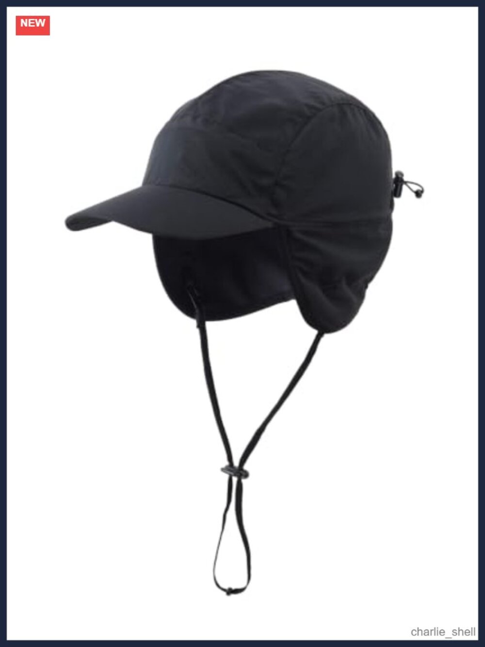 Waterproof Fleece Lined Winter Trapper Hat with Visor Earflaps